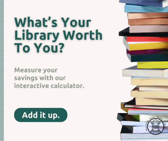 Library Value Calculator - add it up here.