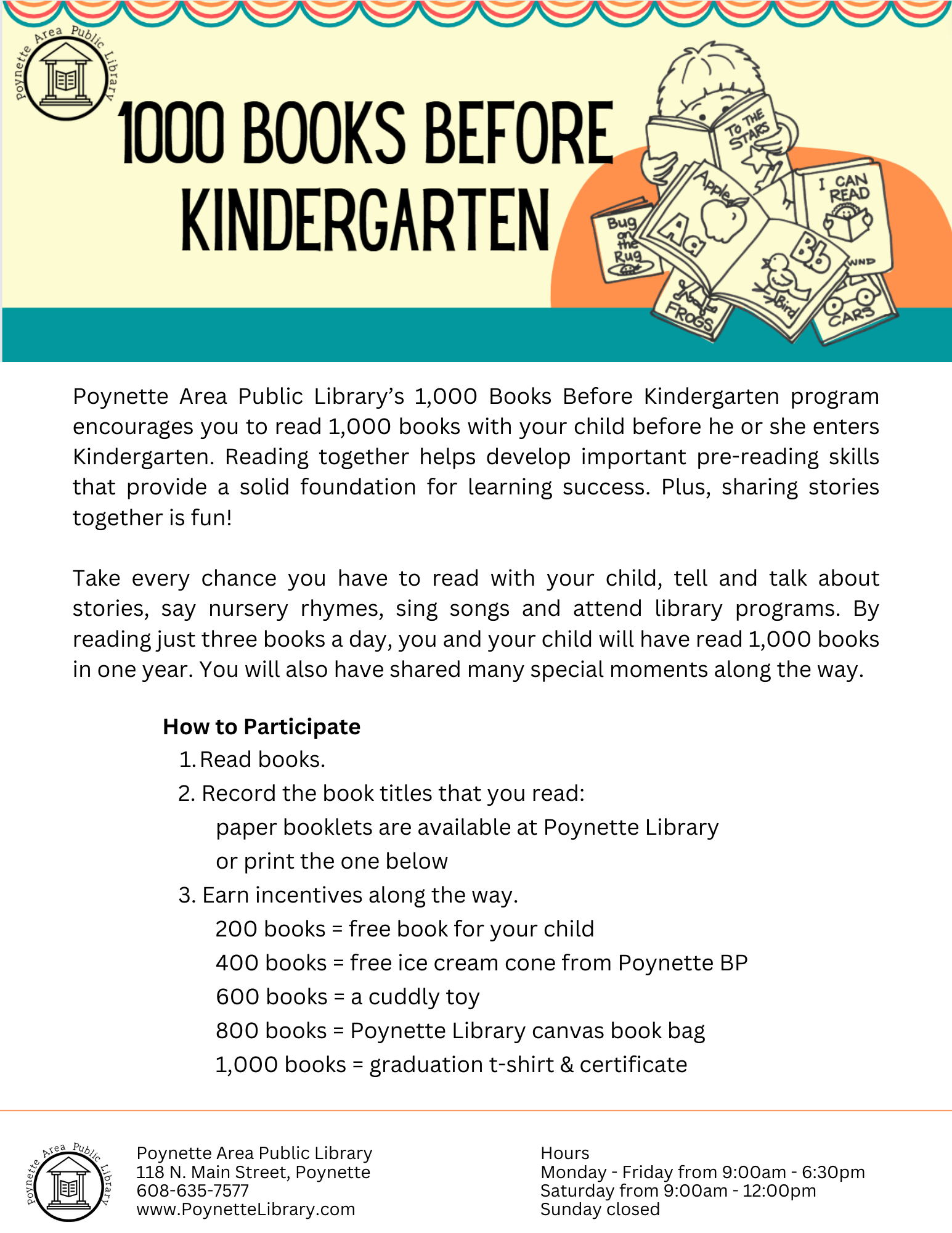 1000 Books Before Kindergarten