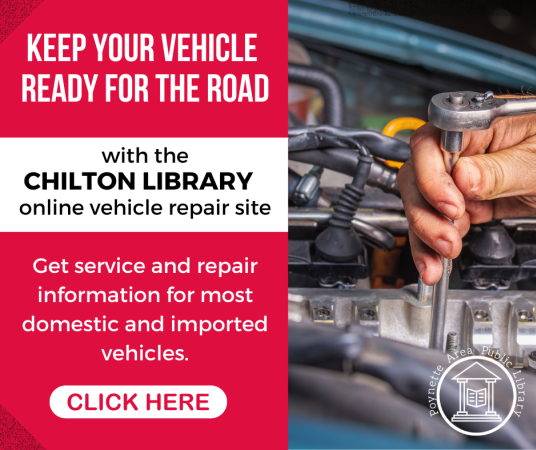 Keep your vehicle ready for the road with the Chilton Library online vehicle repair site.